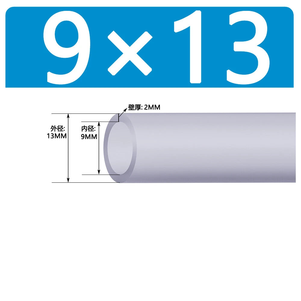 Food Grade Clear Silicone Tube Beer Milk Hose Pipe Soft Rubber ID 0.5mm - 38mm