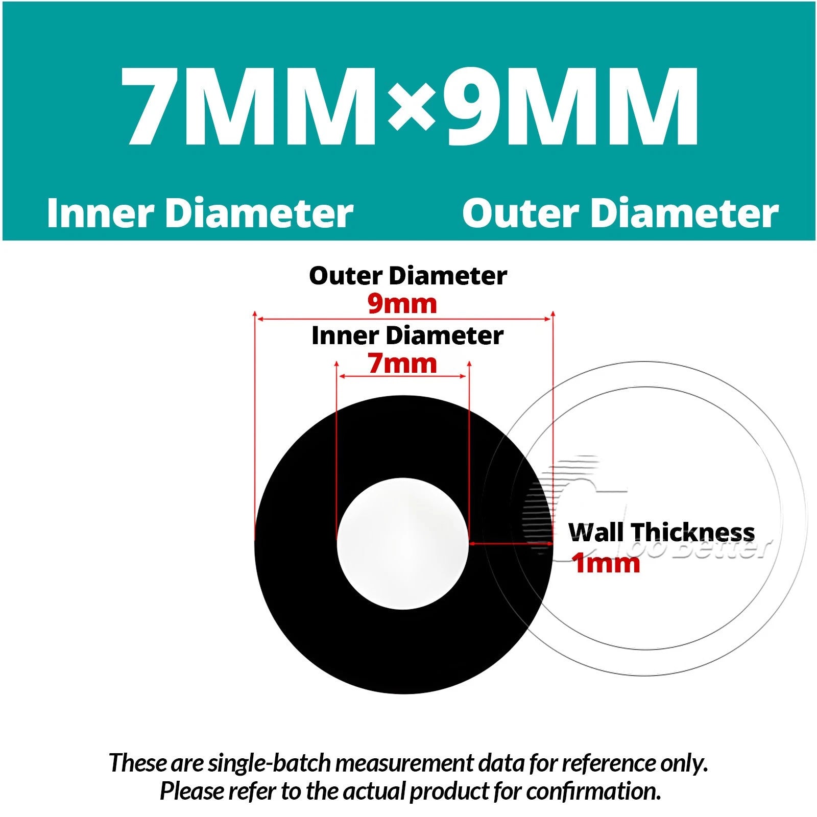 Black Silicone Rubber Tube – ID 0.5–60mm × OD 1–68mm Flexible Hose Pipe