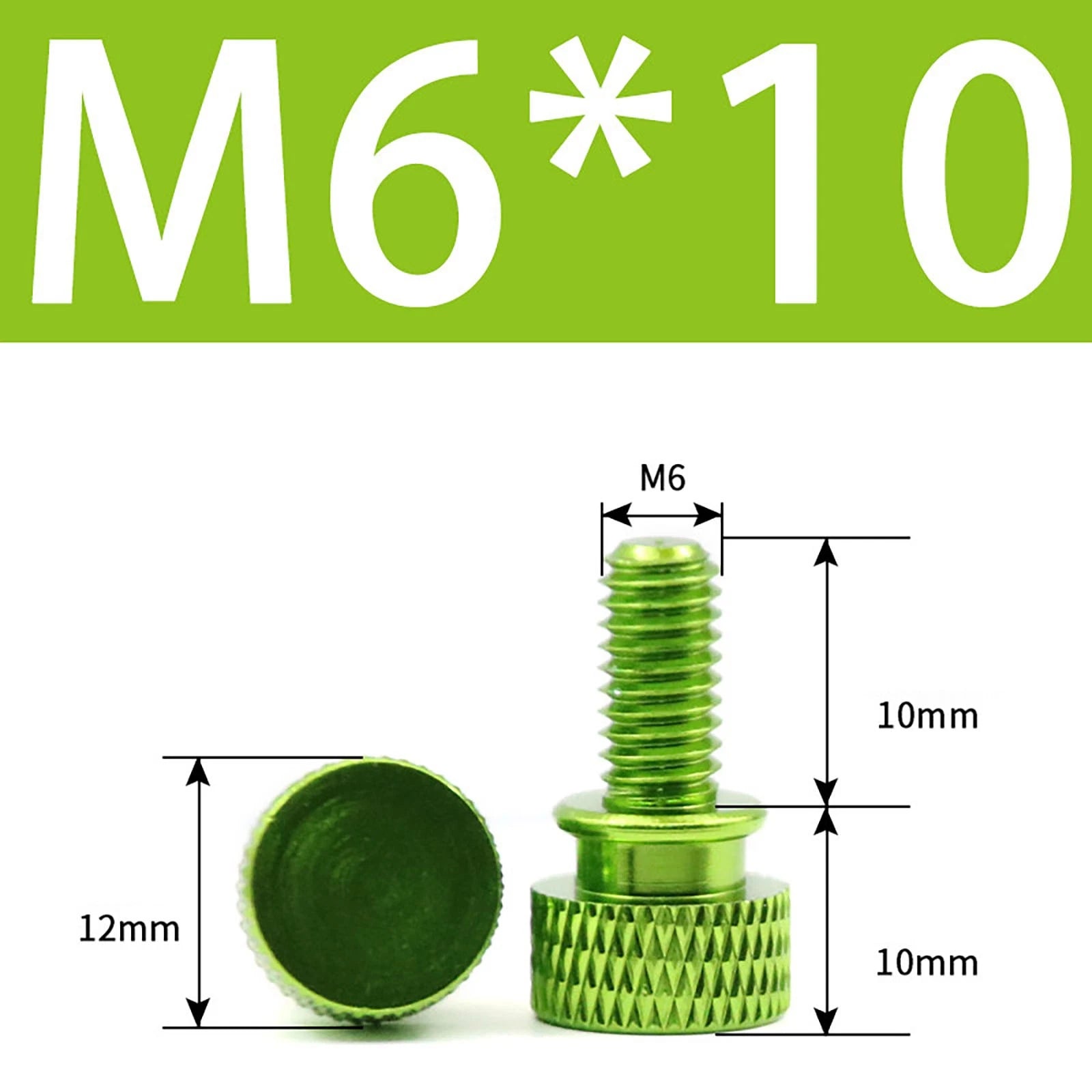 Aluminum Thumb Screws M5 M6 Knurled Hand Bolts Anodized PC Case Hobby DIY Stock