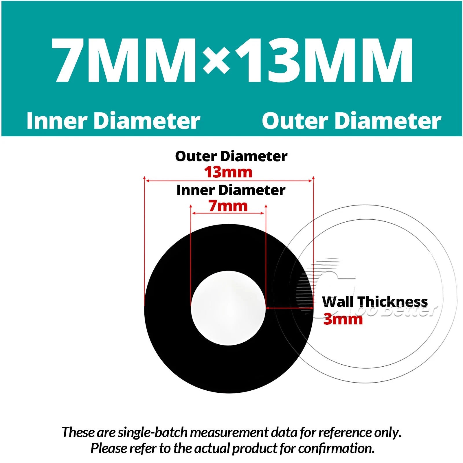 Black Silicone Rubber Tube – ID 0.5–60mm × OD 1–68mm Flexible Hose Pipe