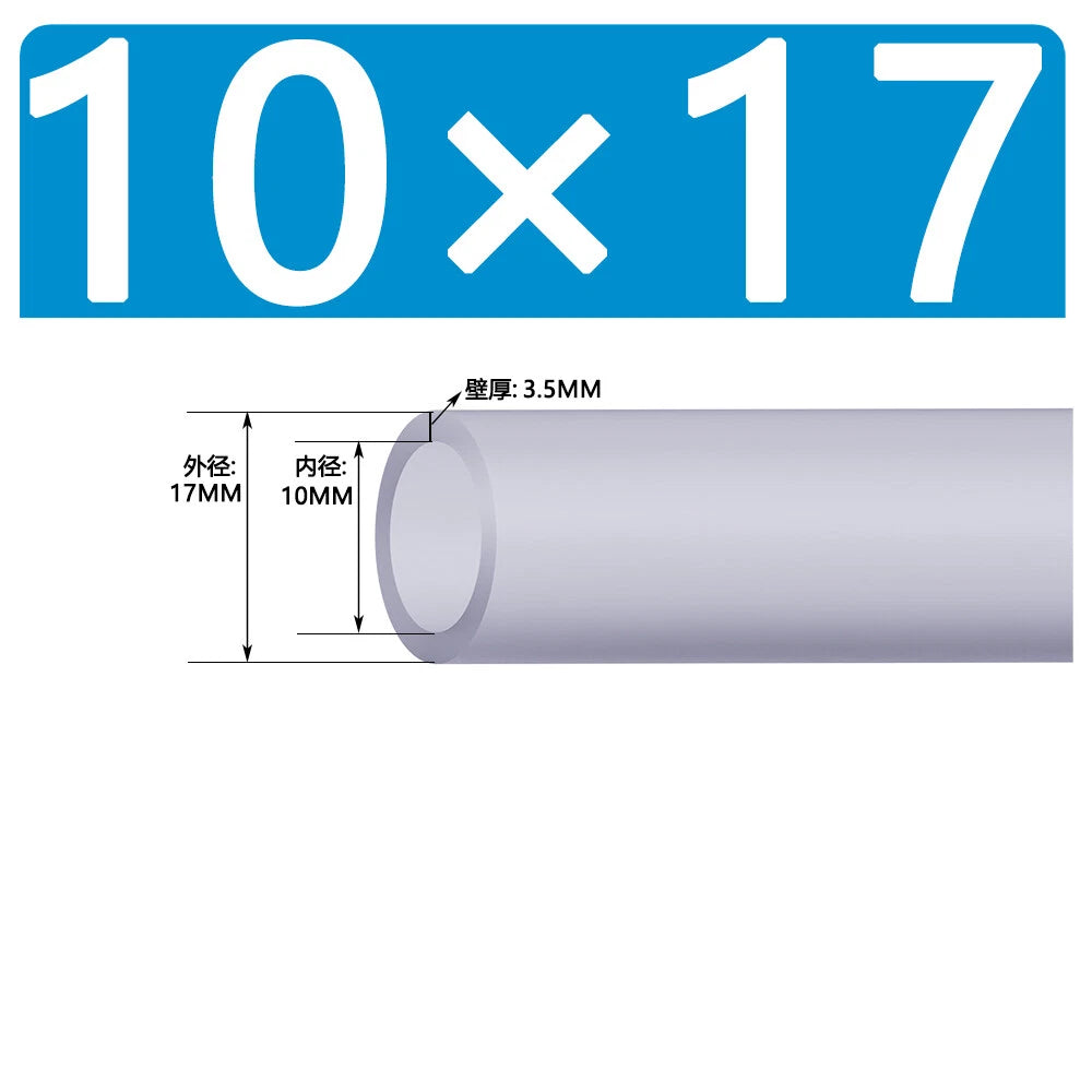 Food Grade Clear Silicone Tube Beer Milk Hose Pipe Soft Rubber ID 0.5mm - 38mm