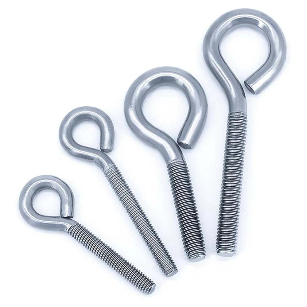M3–M12 Galvanised Eye Screws | Metric Closed Eye Bolts & Threaded Ring Hooks