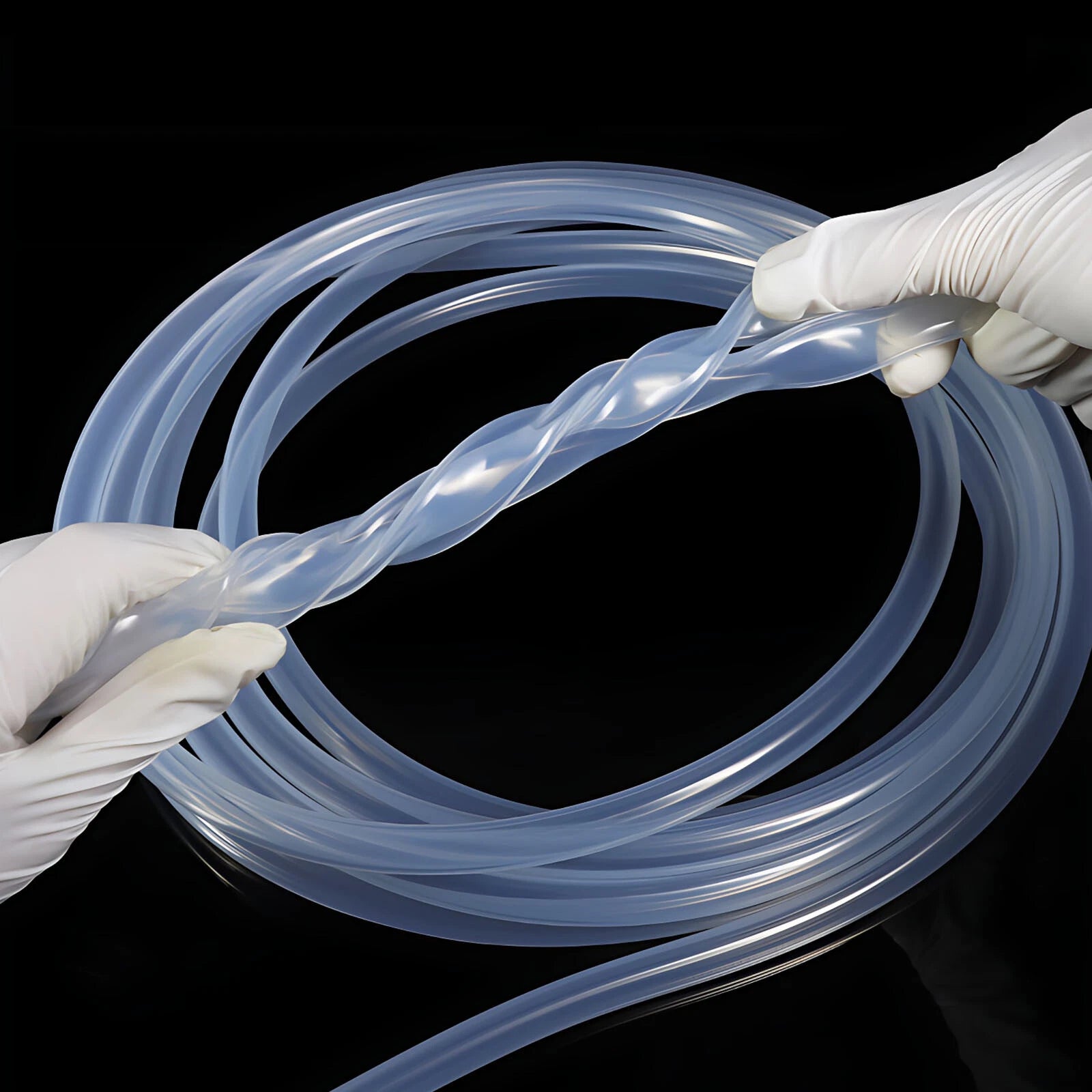 Food Grade Clear Silicone Tubing — Flexible Transparent Hose for Beer, Milk & Fluid Transfer