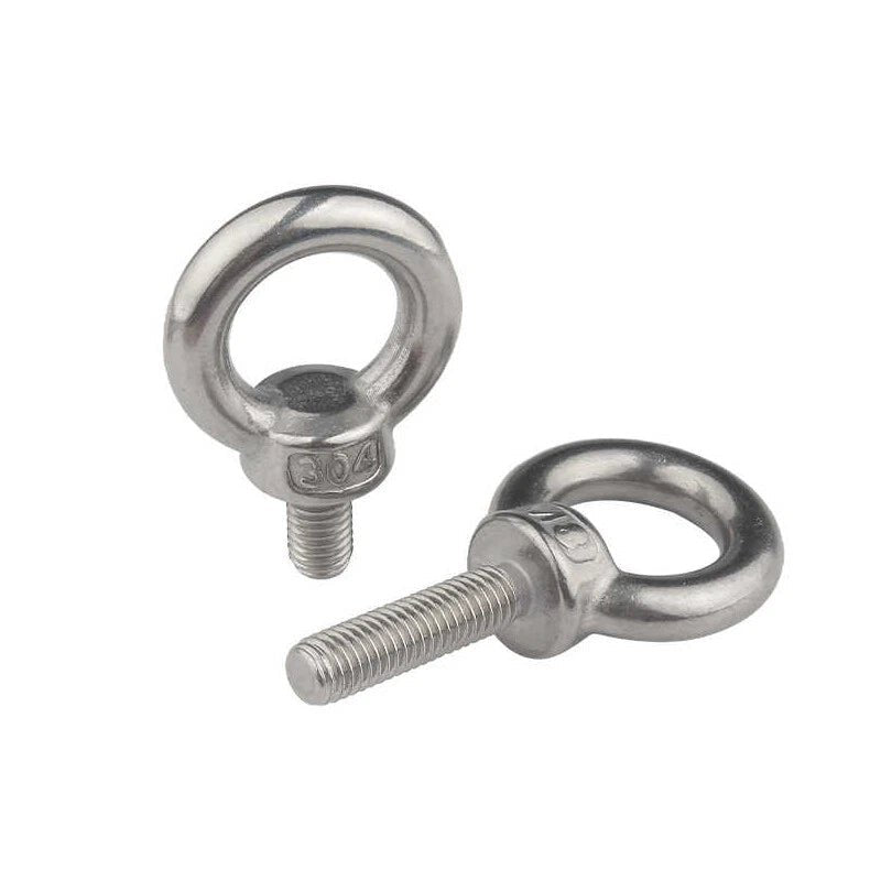 304 Stainless Steel Eye Bolt M3–M48 | Heavy - Duty Lifting Ring Screw - HomeDIYer