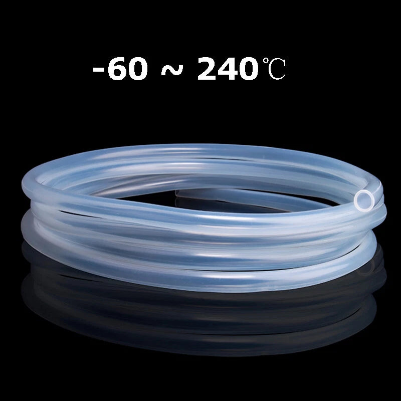 Food Grade Clear Silicone Tube Beer Milk Hose Pipe Soft Rubber ID 0.5mm - 38mm
