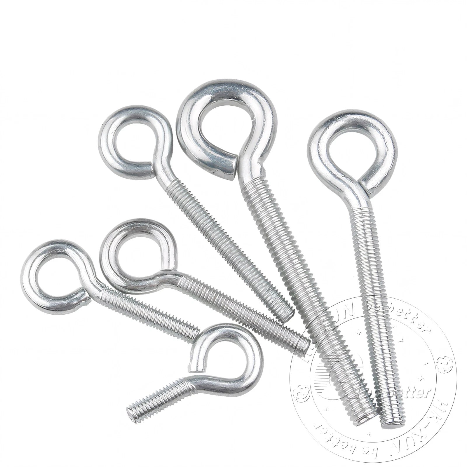 Galvanized Eye Screws Hooks Eye Bolts Closed Screws Rod Stainless Threaded Rings