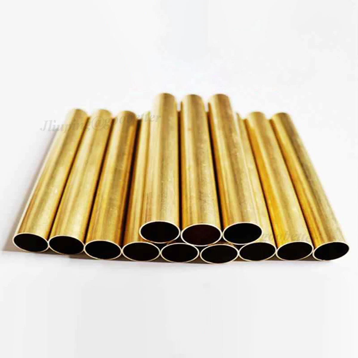 Brass Round Tube — 1mm to 9mm OD, Multiple Wall Thicknesses, 300mm Length