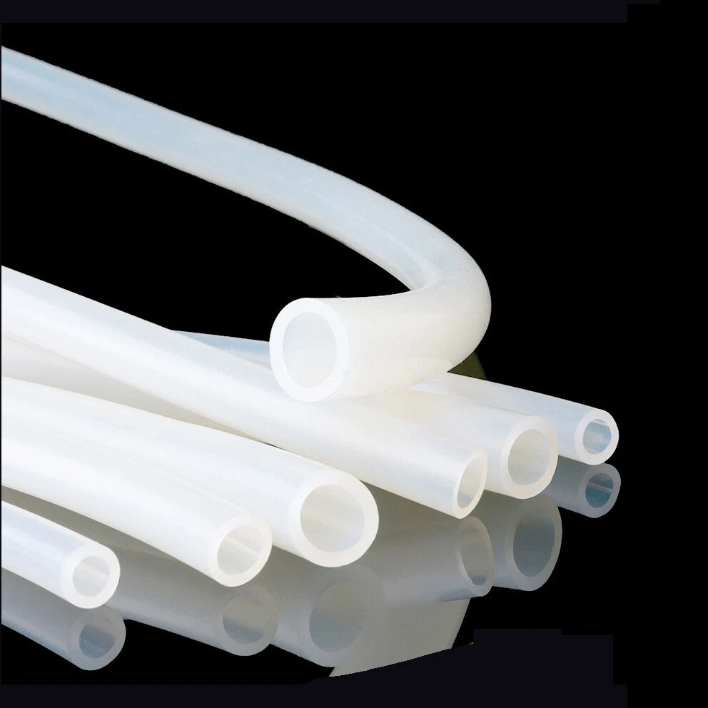 Silicone Tube Hose Beer Vacuum Pipe Food Grade Soft Rubber Translucent ID 2-25mm