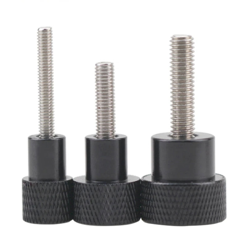 M6 Knurled Thumb Screws With Steps Hand Grip Knob Step Bolts Aluminium Alloy