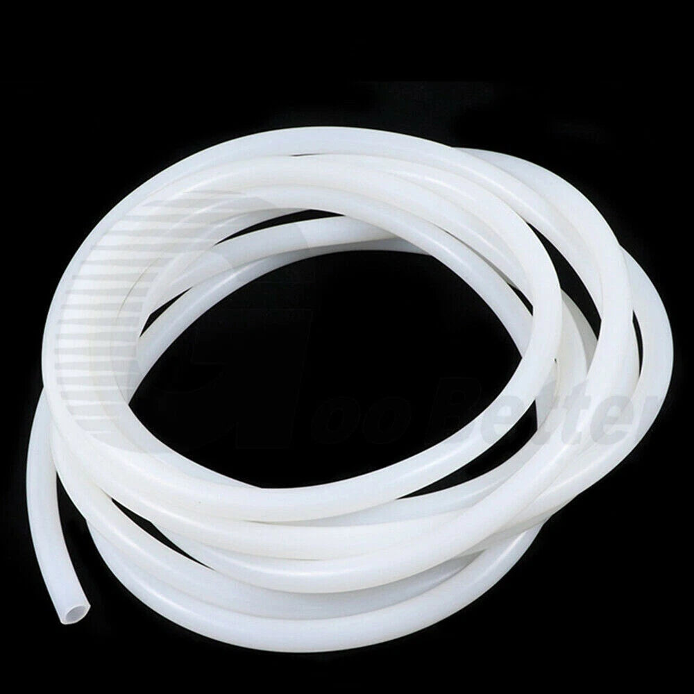 White Silicone Rubber Tubing — OD 9–44mm, High-Temp Flexible Hose Pipe (Per Metre)
