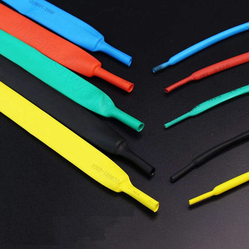 Black Heat Shrink Tubing — 2:1, 3:1 & 4:1 Shrink Ratio | Ø0.6mm to Ø210mm