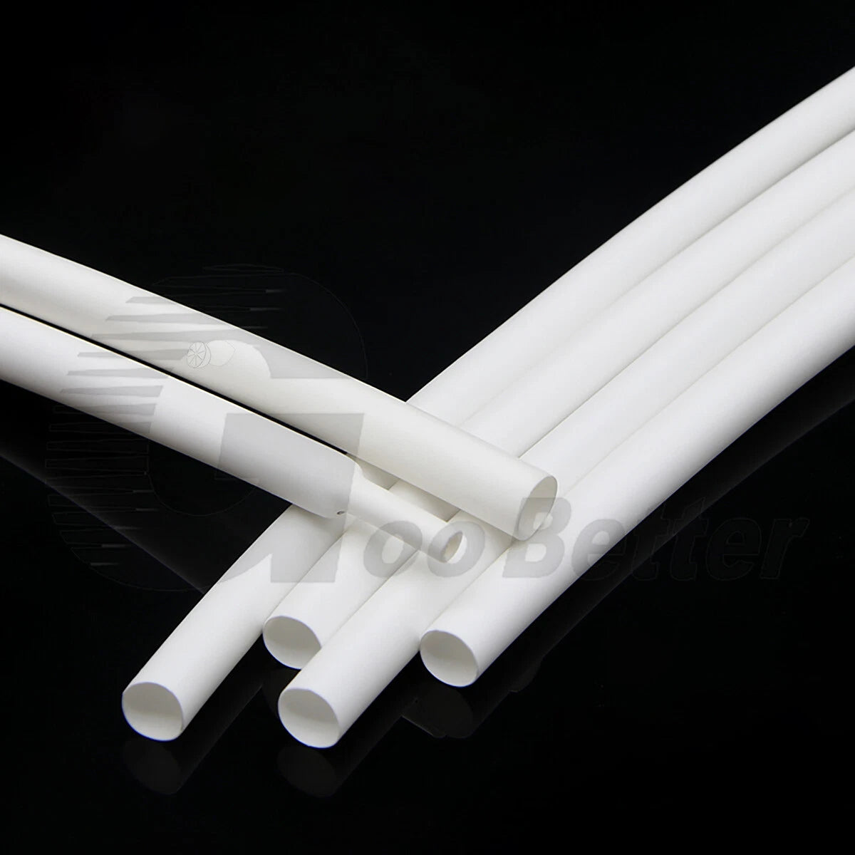 White Heat Shrink Tubing — 2:1 / 3:1 / 4:1 Ratio, Φ0.6mm–80mm, Wire & Cable Sleeving