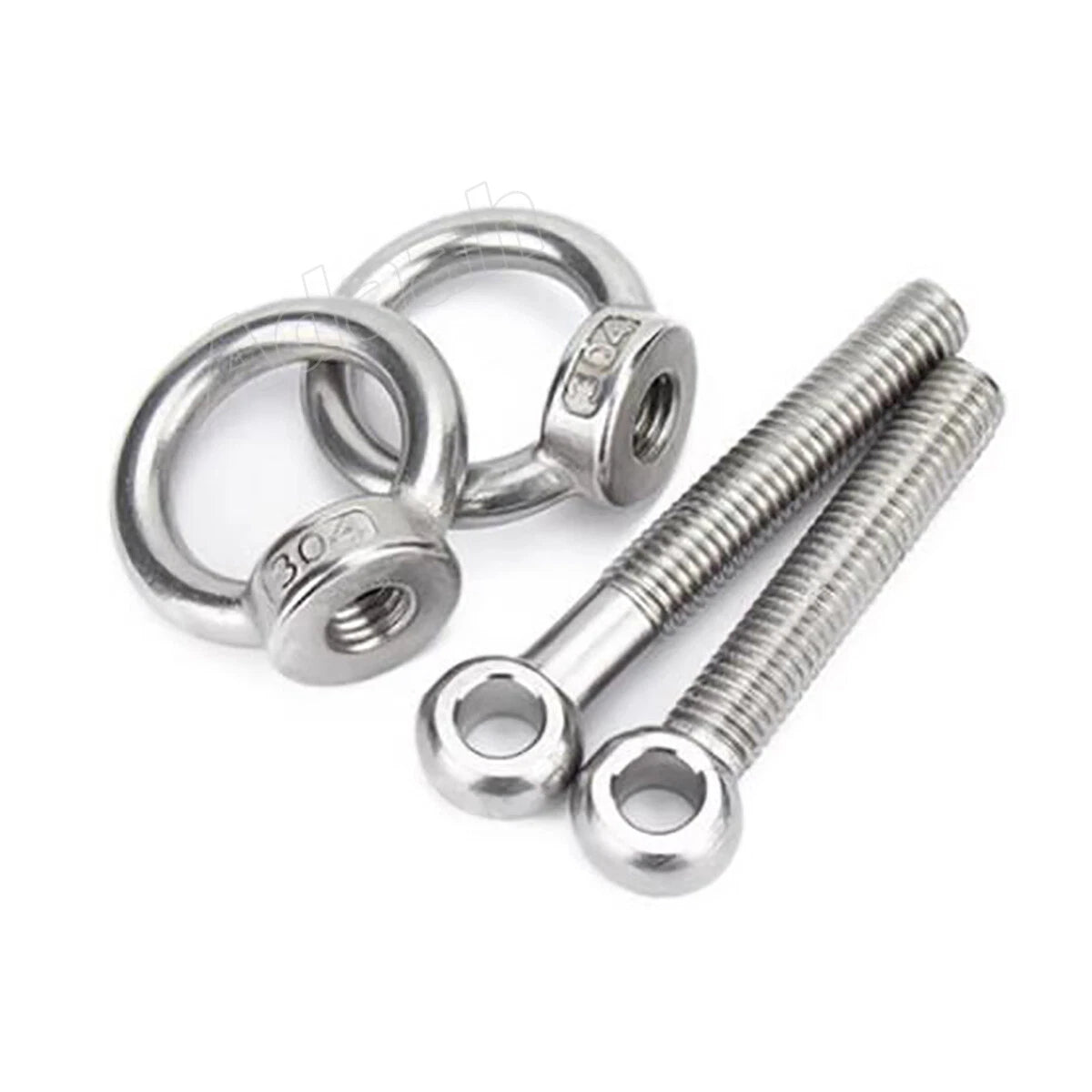 A2 Stainless Steel Lifting Eye Bolts with Ring Eye Nut M5,6,8,10,12,16,18,20,24