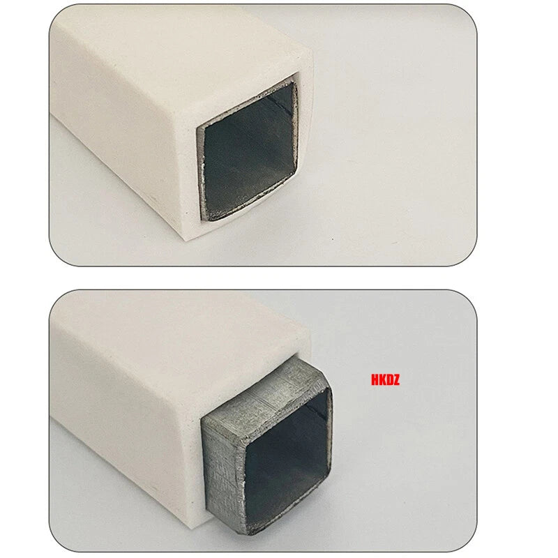 Square Silicone Rubber Hollow Tube Pipe Protector Seal Strips Width 2.5mm~108mm