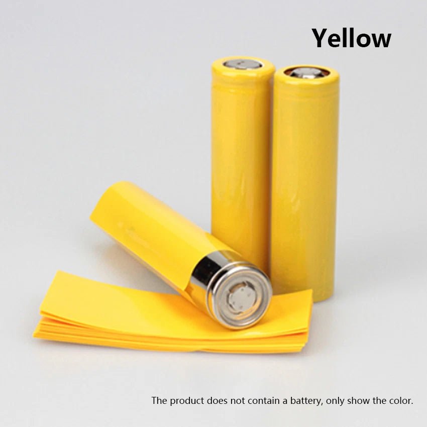 26650 Battery Heat Shrink Tubing — 27mm Dia, 43mm Flat Width, 13 Colors - HomeDIYer