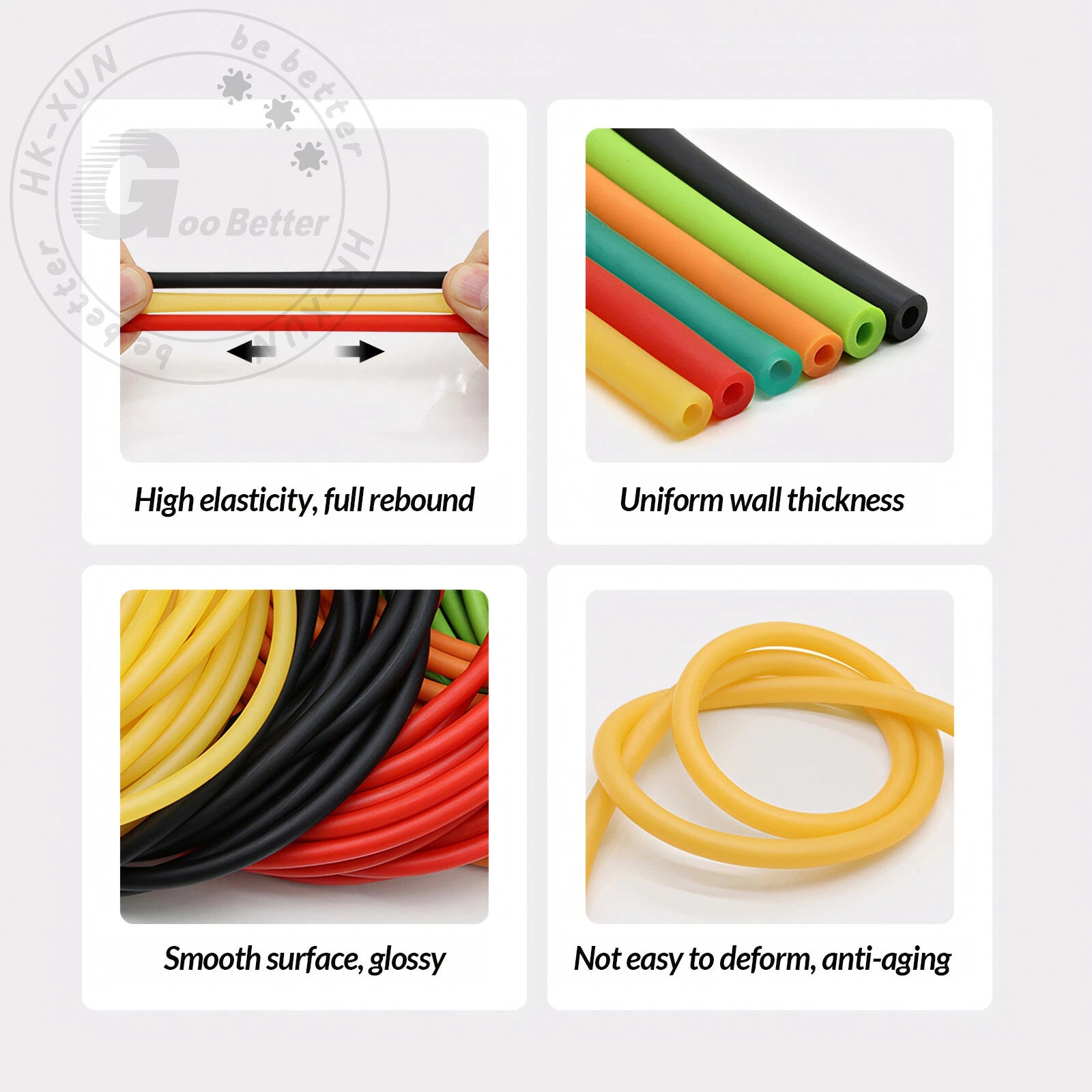 Latex Rubber Tube — Elastic Surgical Tubing for Slingshot, Fishing & DIY
