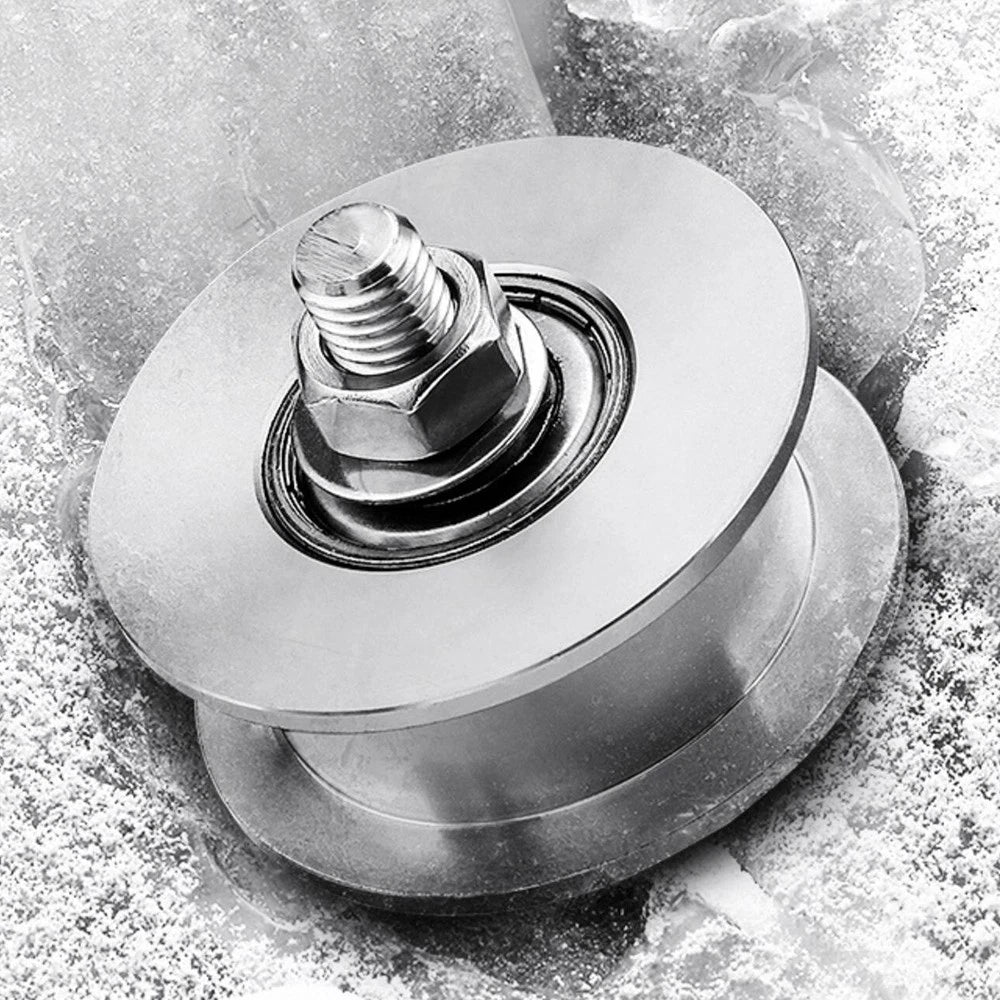 Track Linear Shaft Roller Bearing U V H Groove Steel Wheel Metal Pulley Sliding