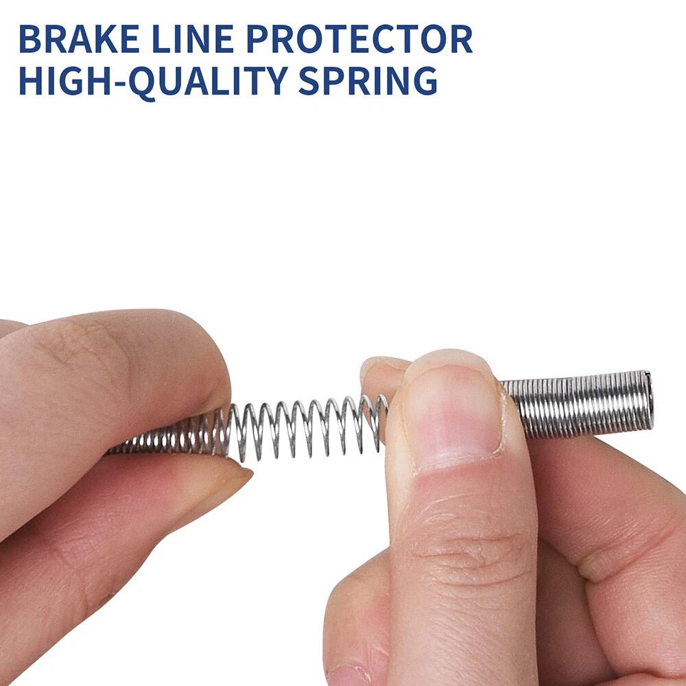 Stainless Steel Brake Line Protector Spring Gravel Guard Length up to 1000mm - HomeDIYer