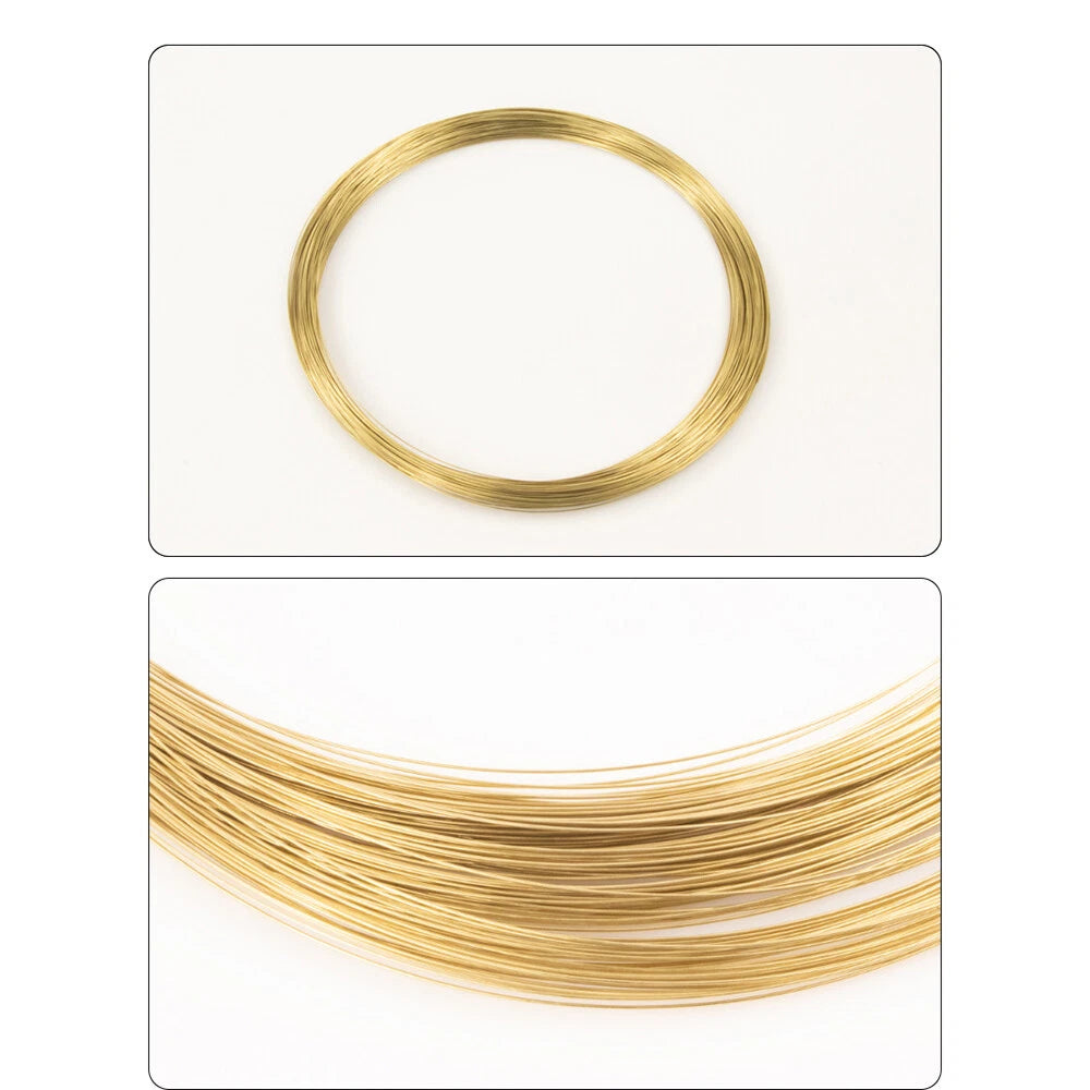 Brass round wire (Bare) 0.3mm 0.4mm 0.5mm 0.6mm 0.8mm to 5.0mm jewellery/craft