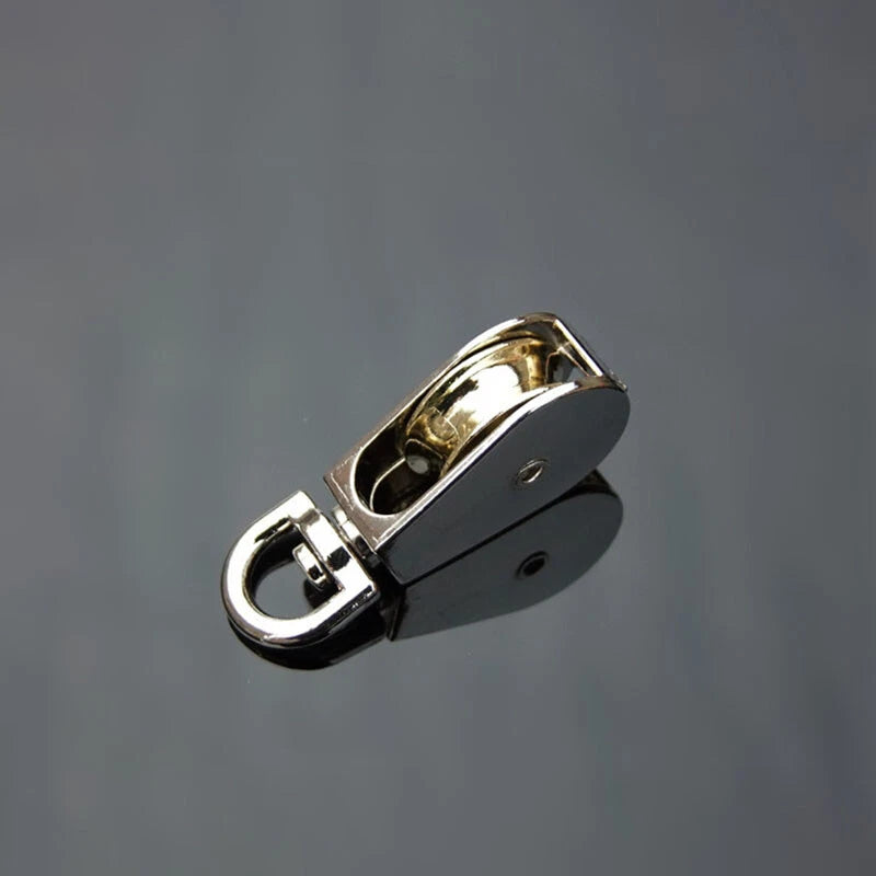 Single Dual Pulley Rope Pully Lifting Wheel Swivel 43mm 58mm 86mm Zinc Alloy