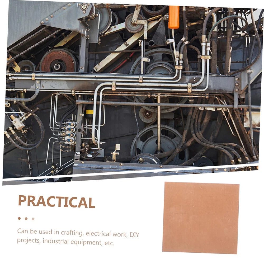 0.5mm to 4.0mm Thick T2 Pure Copper Plate/Sheet Copper Block Laser Cut Many Size