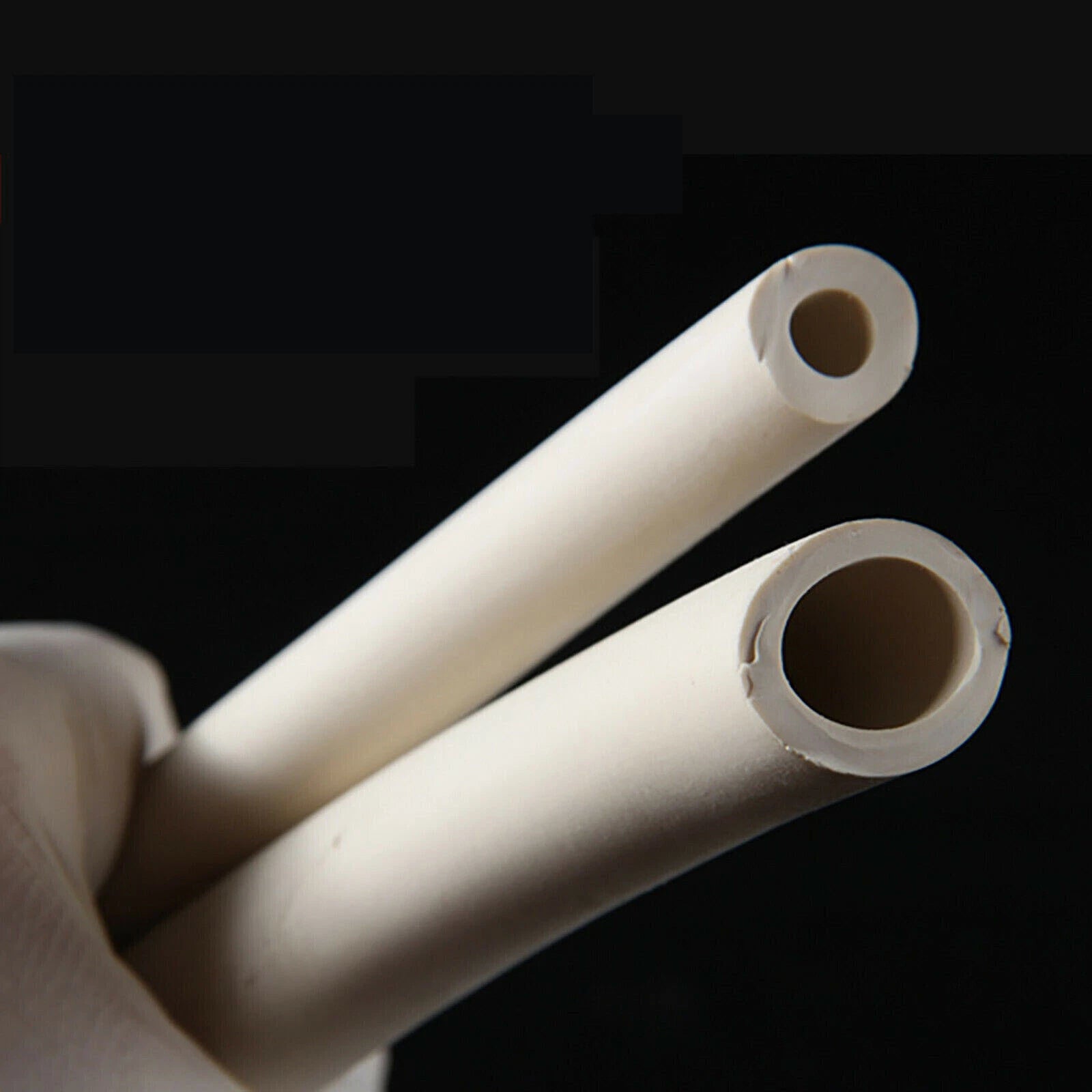 White Rubber Vacuum Tube | Laboratory Hose Pipe | ID 2mm–25mm | Multiple Sizes & Lengths