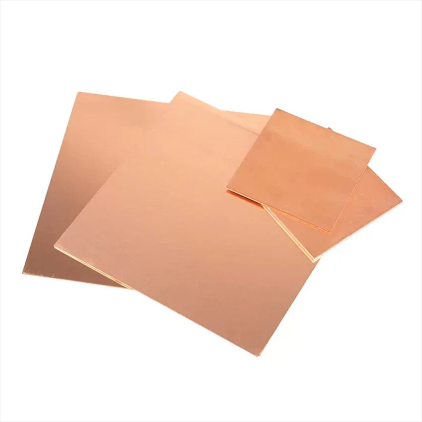 T2 99.9% Pure Copper Sheet Metal Sheet Flat Plate 0.3-6mm Thick, 10-600mm Length