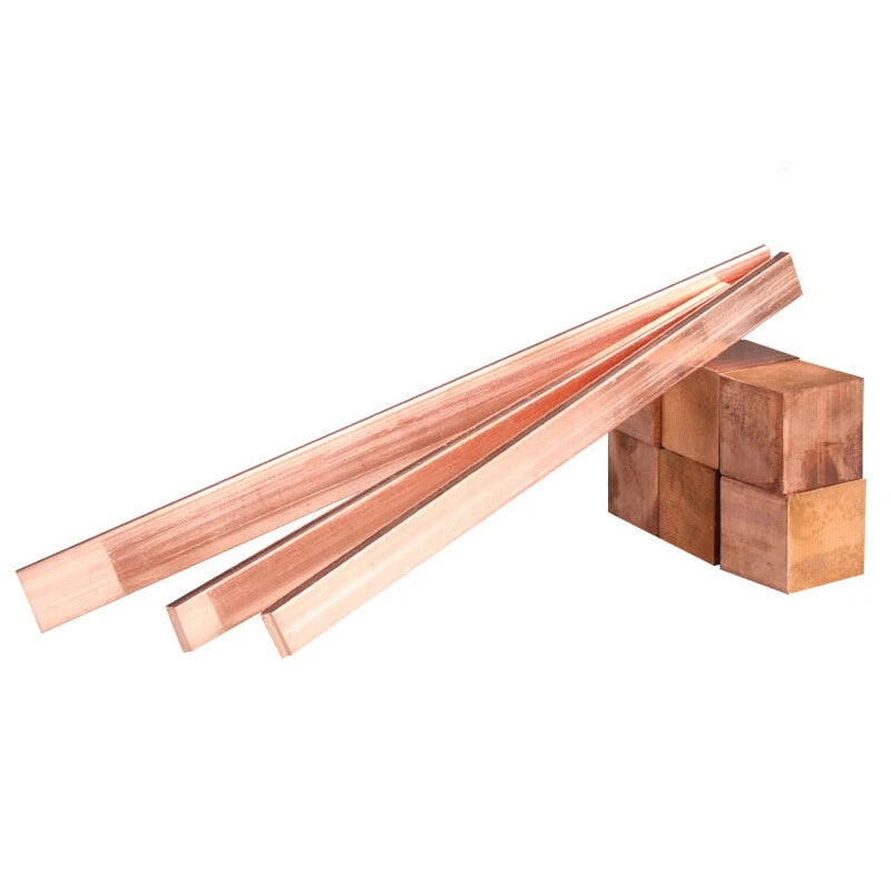 T2 Pure Copper Sheet Plate 99.9% Cu Metal Strip Block Flat Bar 0.3mm-40mm Thick