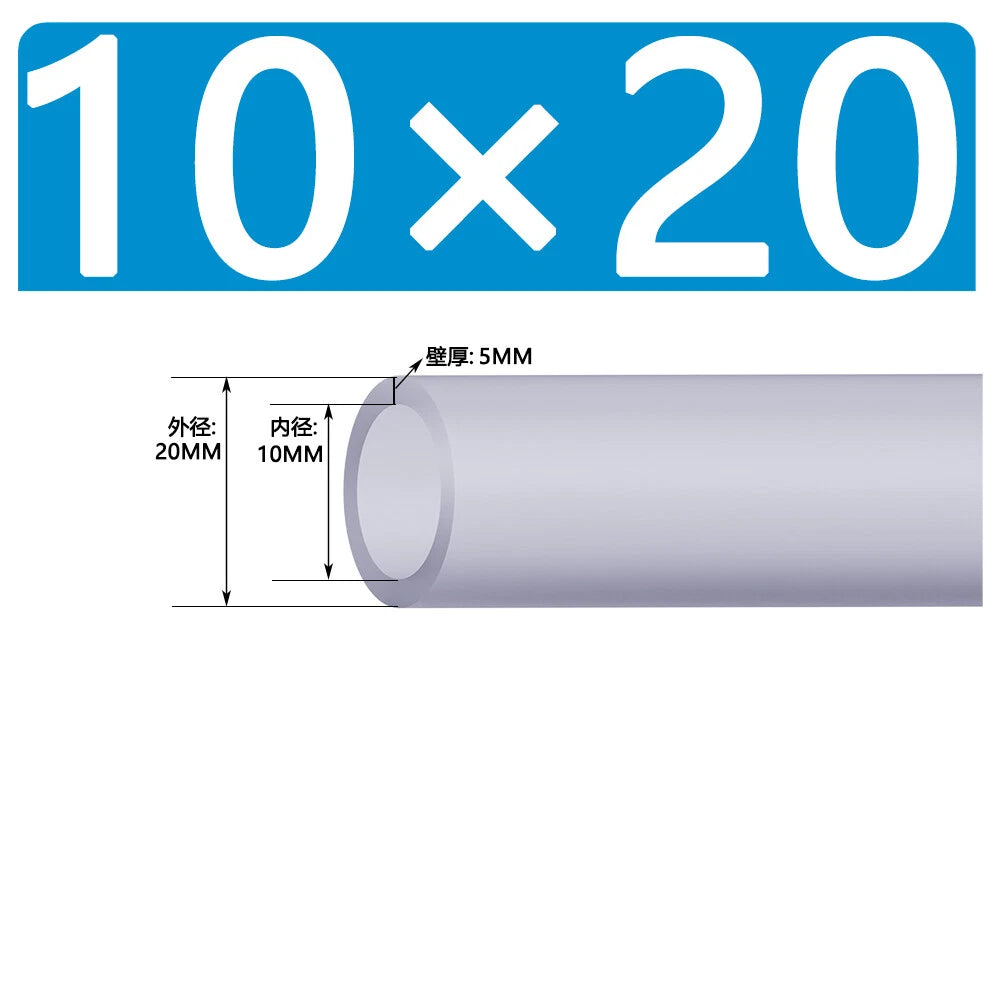 Food Grade Clear Silicone Tube Beer Milk Hose Pipe Soft Rubber ID 0.5mm - 38mm
