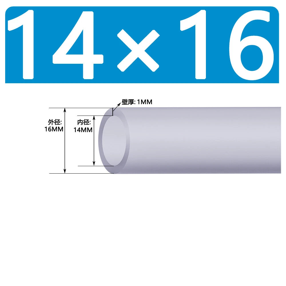 Food Grade Clear Silicone Tube Beer Milk Hose Pipe Soft Rubber ID 0.5mm - 38mm