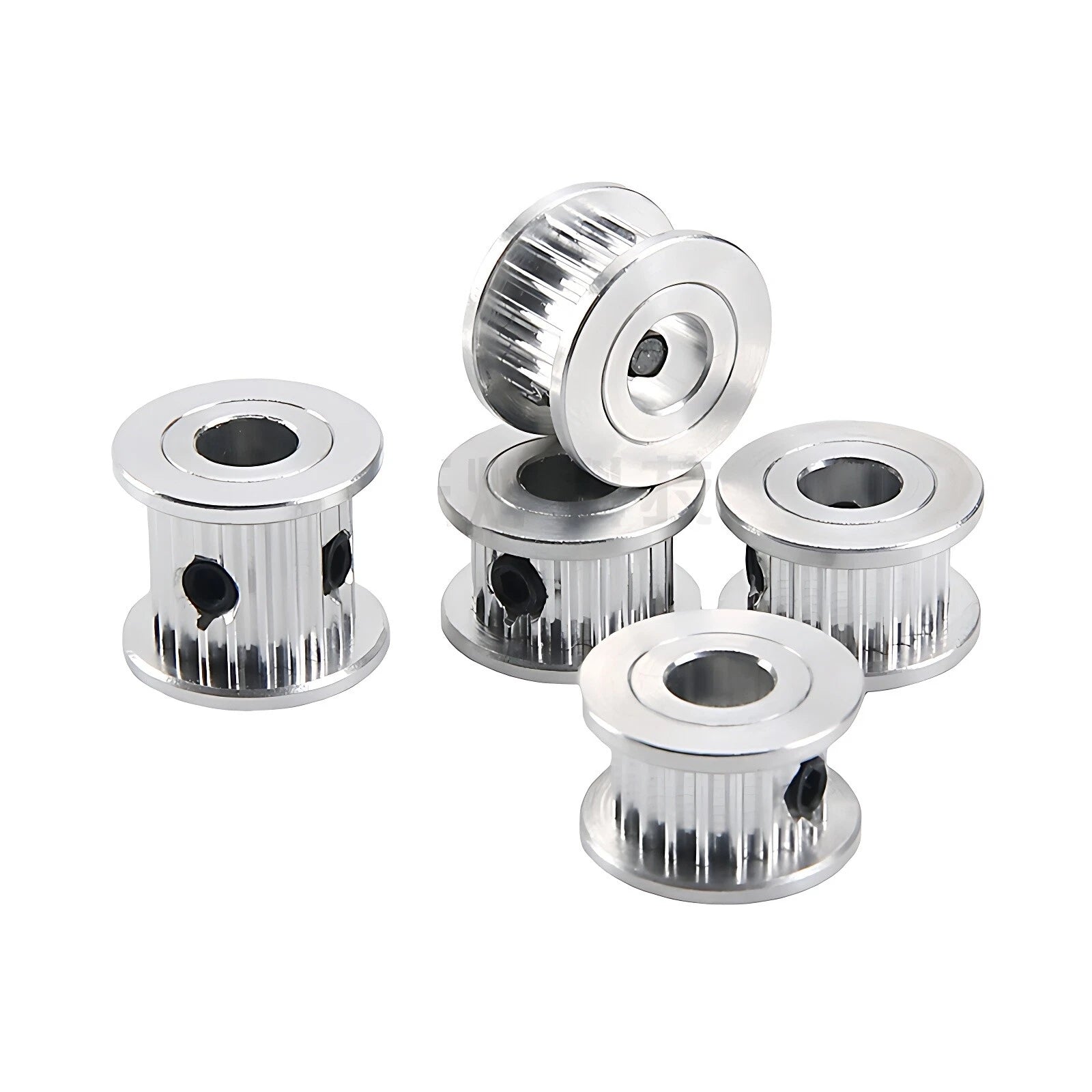 GT2 Timing Belt Pulley Synchronous Wheel 20T-80T Teeth Width 7mm Bore 3mm-15mm