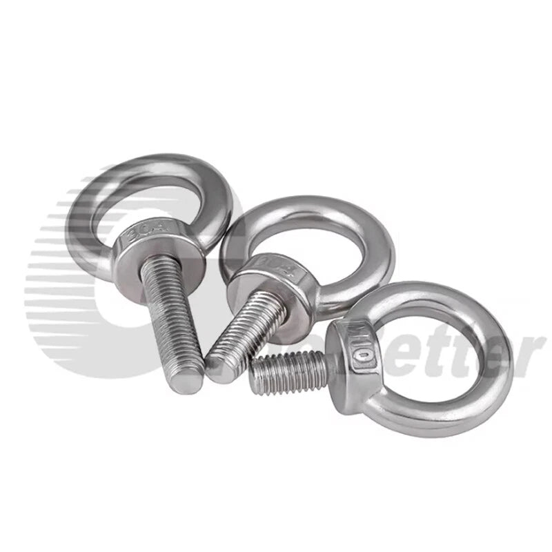 Lifting Eye Bolts A2 304 Stainless Steel M4 M5 M6 M8 M10 M12 M14 M16 M18 M20 M24