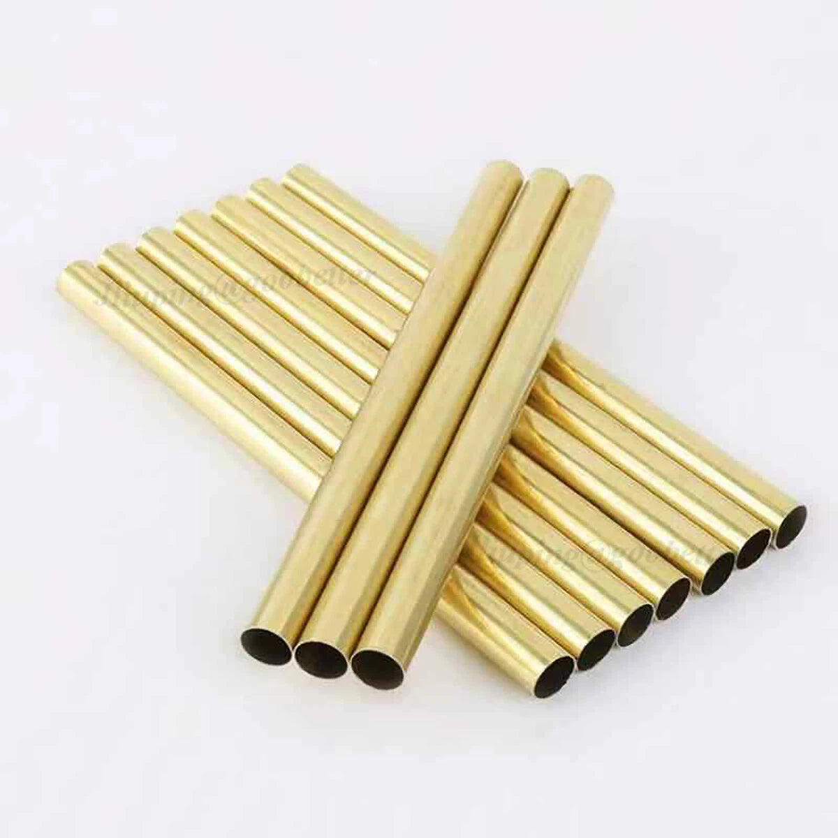 Brass Round Tube 1mm Wall Thickness | OD 3–19mm | 300mm Length | Hollow Tubing