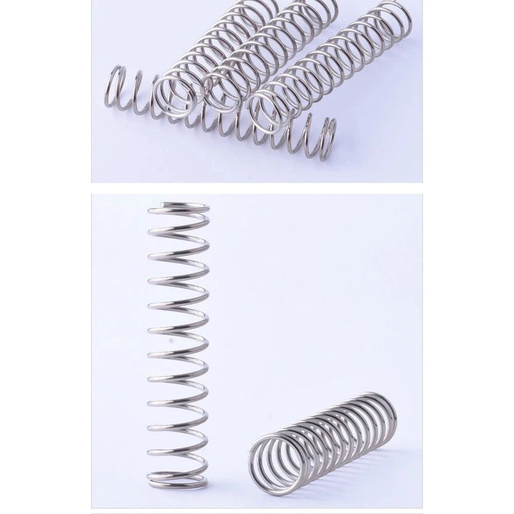 Compression Spring Wire Dia 0.2-0.4mm &OD 2-12mm & 5-305mm Length Pressure Small
