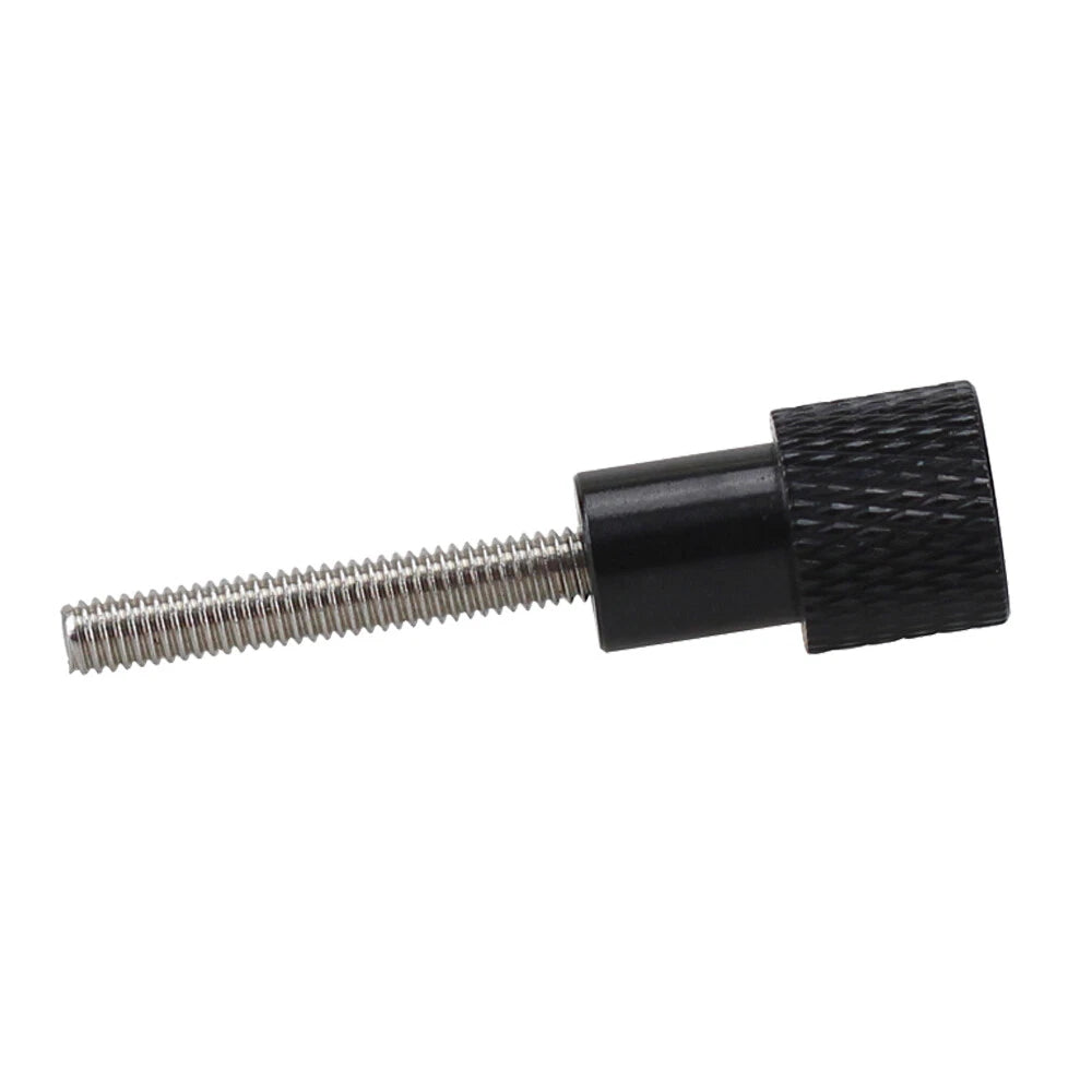 M6 Knurled Thumb Screws with collar High Type Stainless Steel Red, Black, Silver