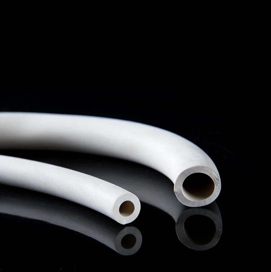 White Flexible Rubber Vacuum Tube — Laboratory Hose Pipe ID 1.5mm–12mm