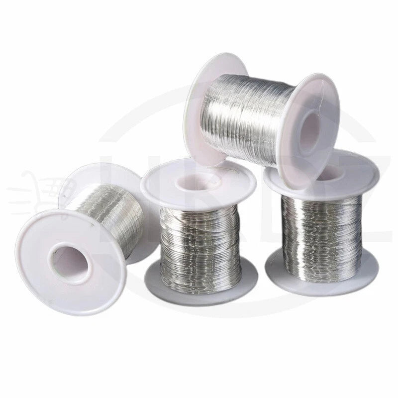 High Purity Silver Wire Ag99.99% Electrochemical Conductive Metal Wire 0.025-2mm