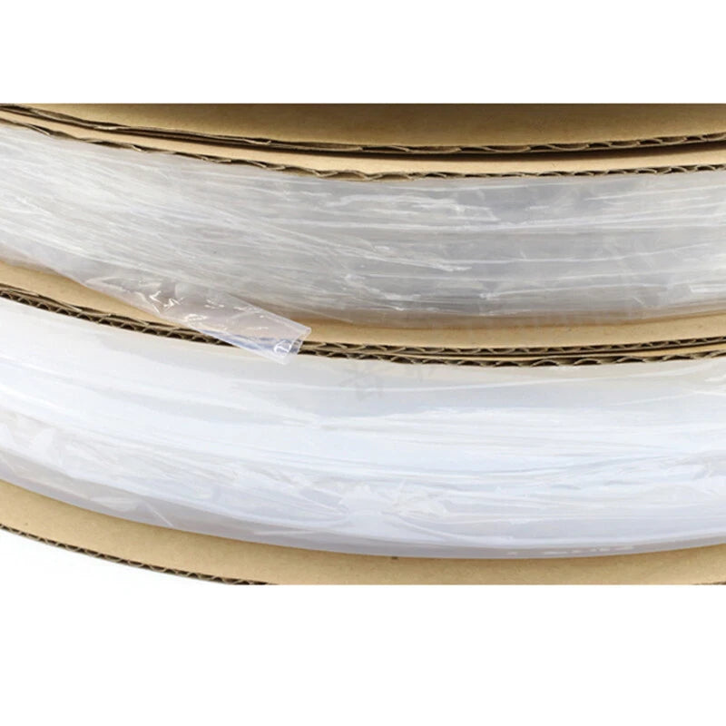 PTFE Heat Shrink Tubing – Transparent Electrical Sleeving, 0.5mm to 40mm, 1.7:1 & 4:1 Shrink Ratio
