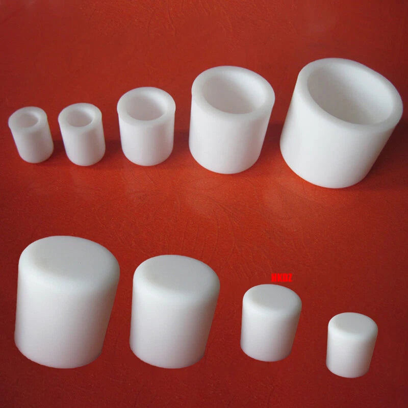 White Round Silicone Rubber End Caps for Tubes & Pipes — 3mm to 60.5mm
