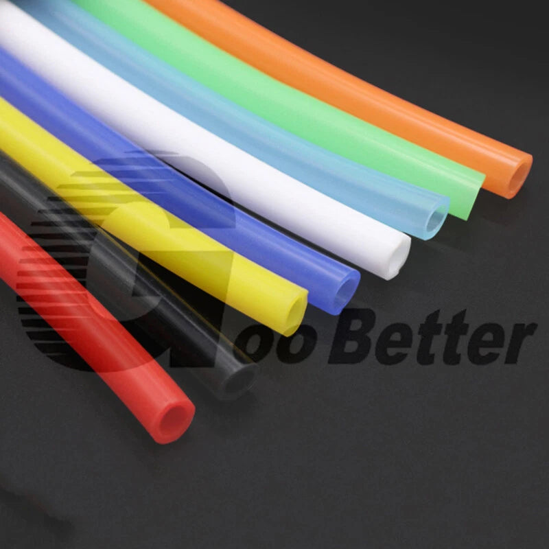 Coloured Food Grade Silicone Tube Hose Vacuum Tubing Pipe Soft Rubber ID 1-40mm