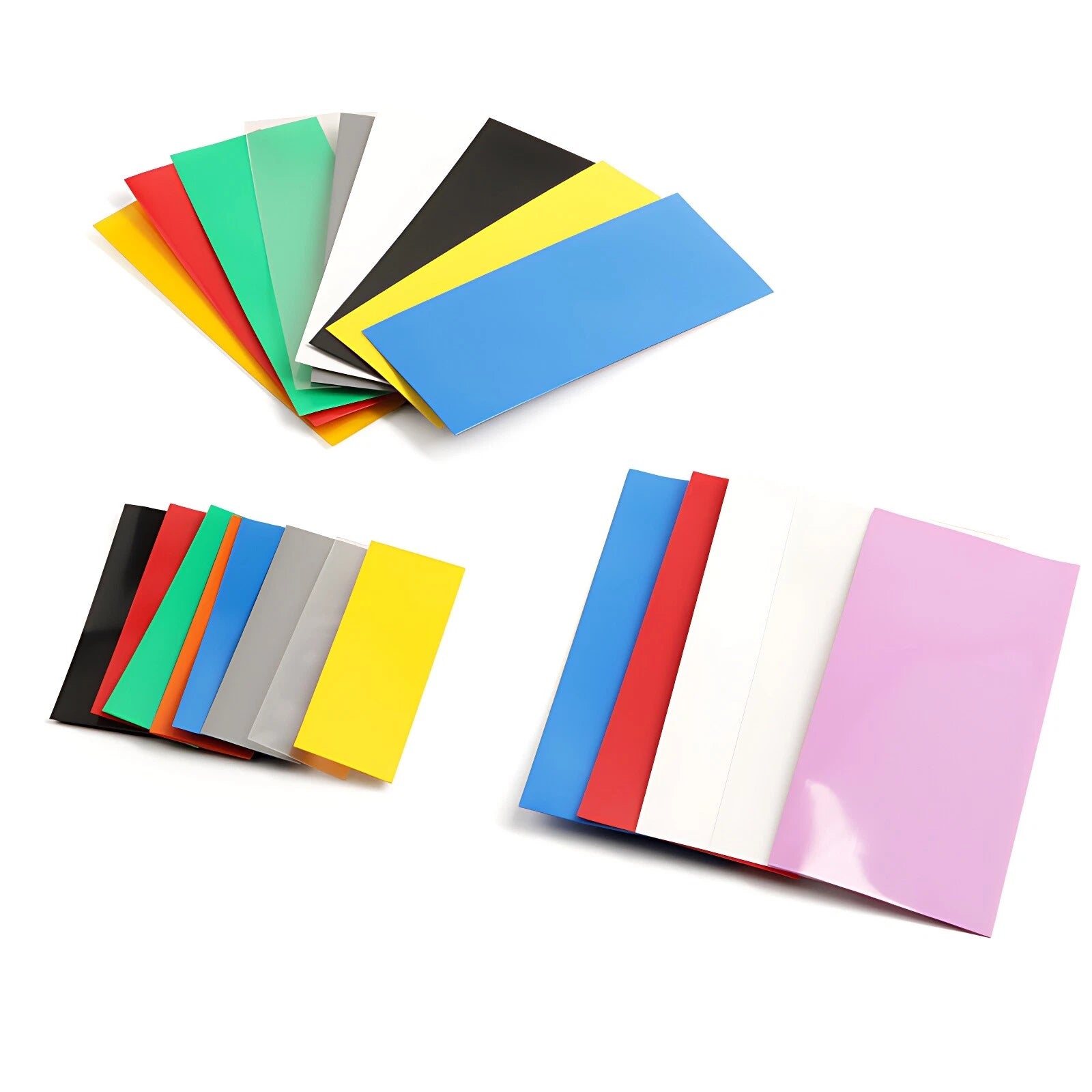 PVC Heat Shrink Tubing for RC Battery Packs — 60mm to 625mm, Multiple Colors