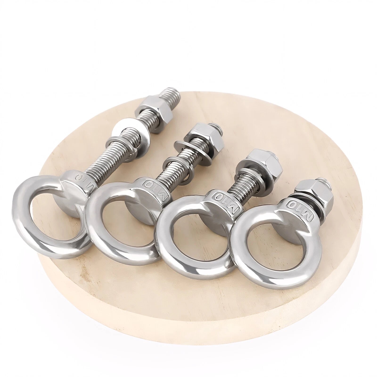 M3 M4 M5 M6 Eye Bolts Kit Screws Nut Washer Long Boat Stainless Steel A2 304