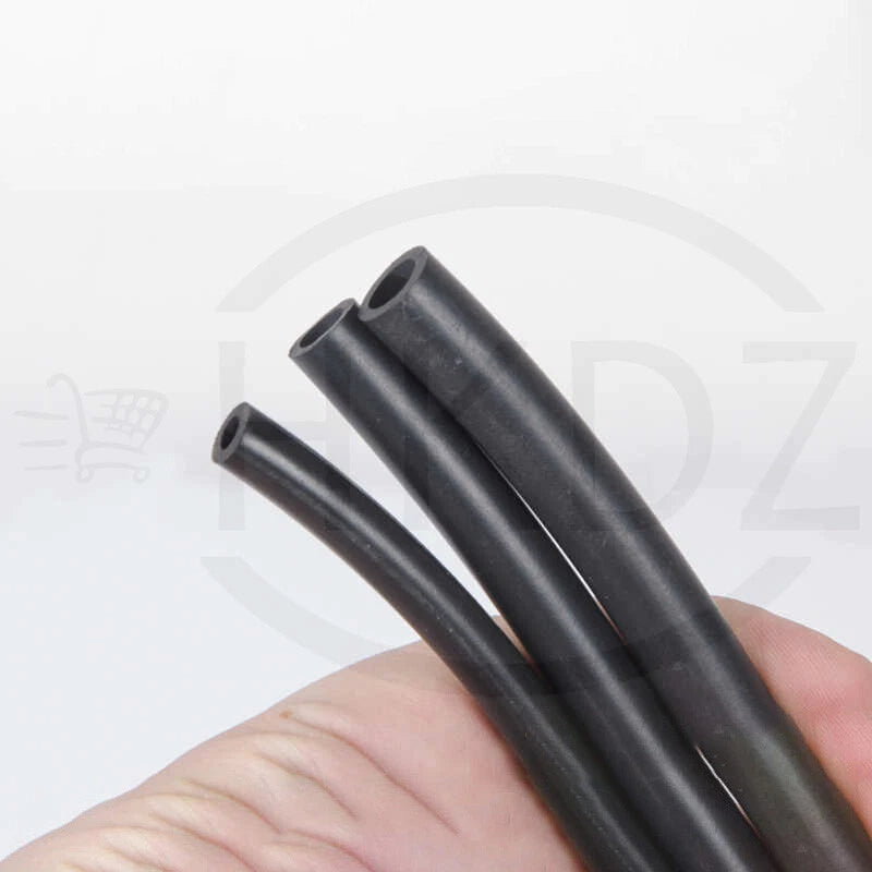 Black Fluorine Rubber Tube Fuel Hose-Engine Petrol,Oil Line Fuel Pipe ID 1 -32mm
