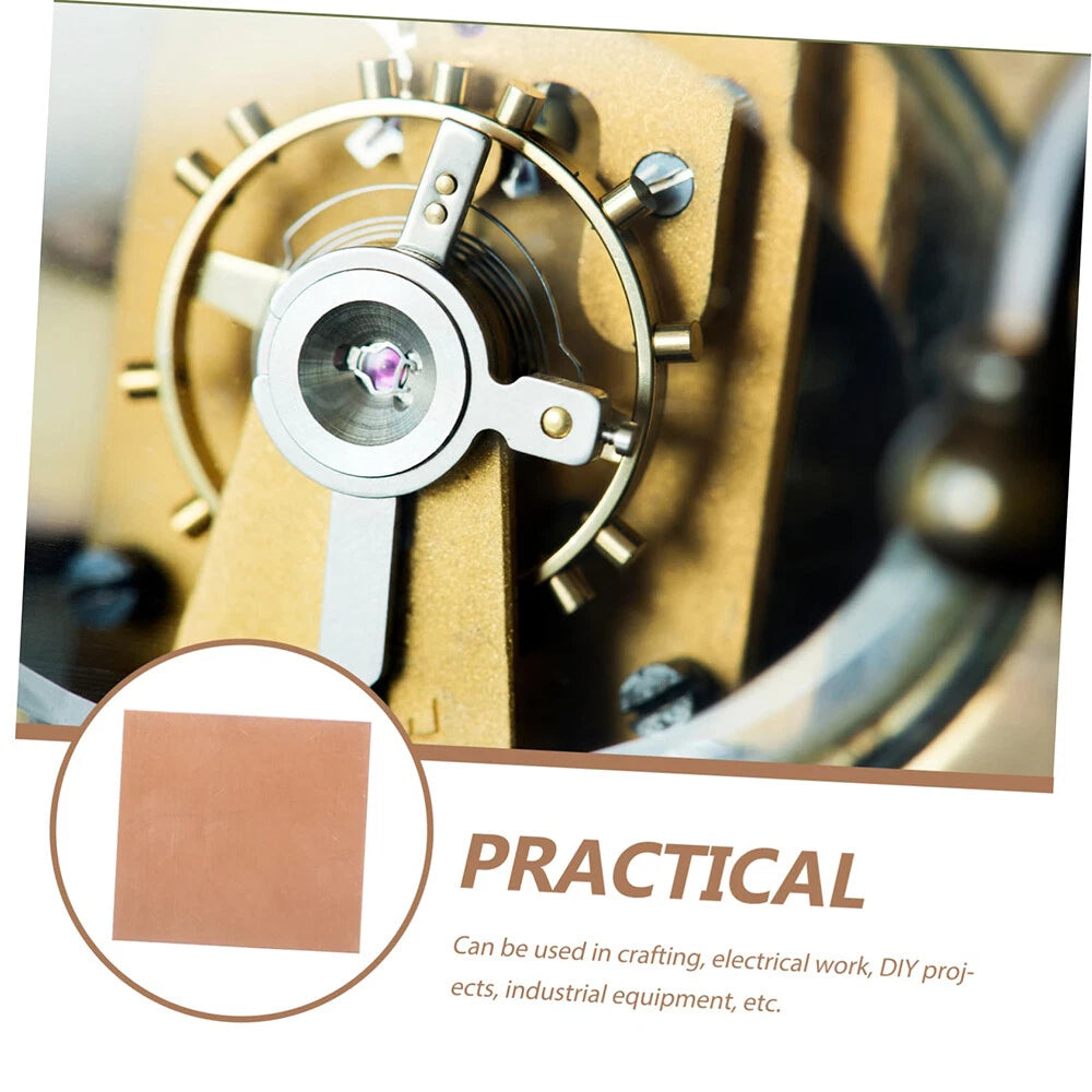 0.5mm to 4.0mm Thick T2 Pure Copper Plate/Sheet Copper Block Laser Cut Many Size