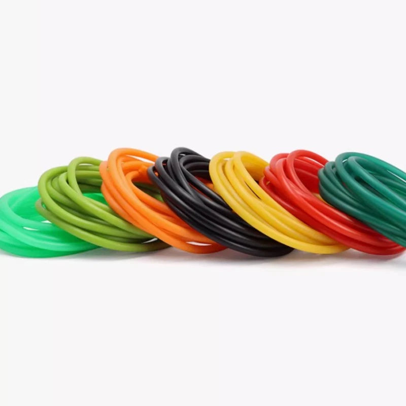 Natural Latex Rubber Tubing — High-Elastic Hollow & Solid Tube for Fishing, Slingshots & DIY
