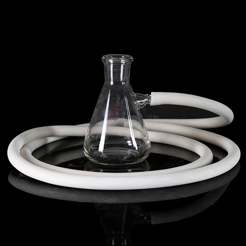Flexible White Rubber Hose Pipe — Air, Water, Fuel, Petrol, Vacuum & Oil Tubing