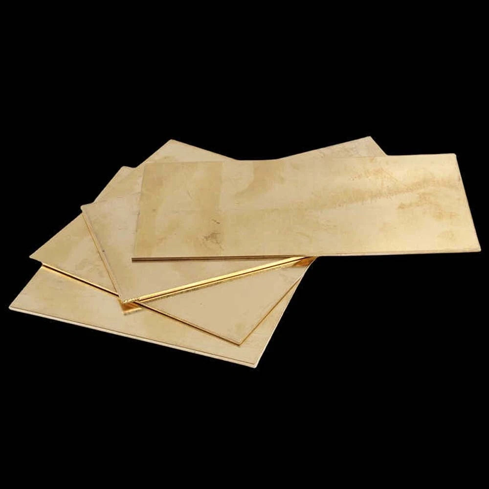 Brass Plate Sheet Thick 0.5/0.8/1/1.2/2/2.5mm-6mm Brass Metal Thin Sheet Plate