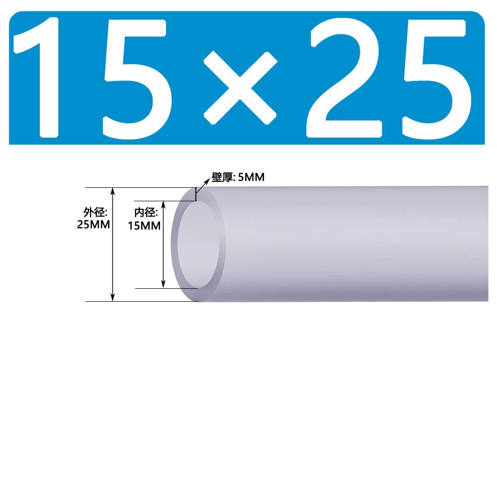Food Grade Clear Silicone Tube Beer Milk Hose Pipe Soft Rubber ID 0.5mm - 38mm