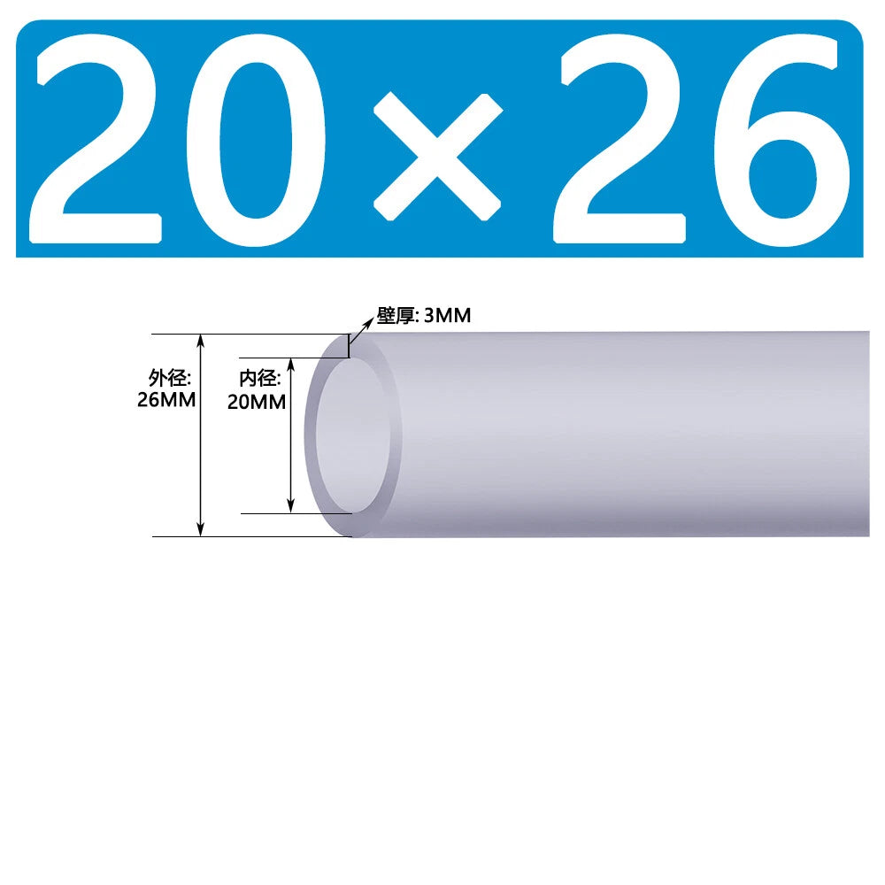 Food Grade Clear Silicone Tube Beer Milk Hose Pipe Soft Rubber ID 0.5mm - 38mm