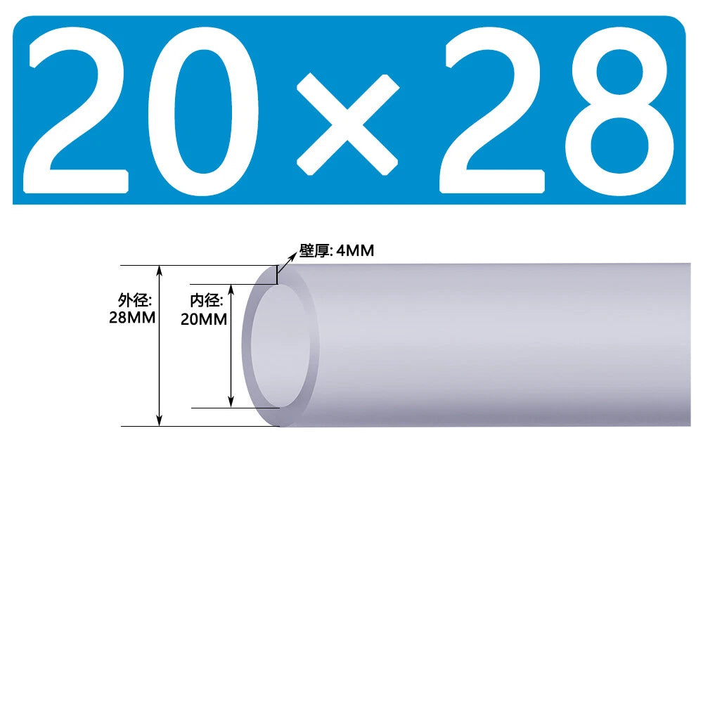 Food Grade Clear Silicone Tube Beer Milk Hose Pipe Soft Rubber ID 0.5mm - 38mm